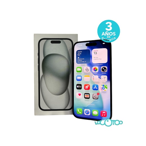 Smartphone APPLE IPHONE 15 6,1 '' 6 GB 256 