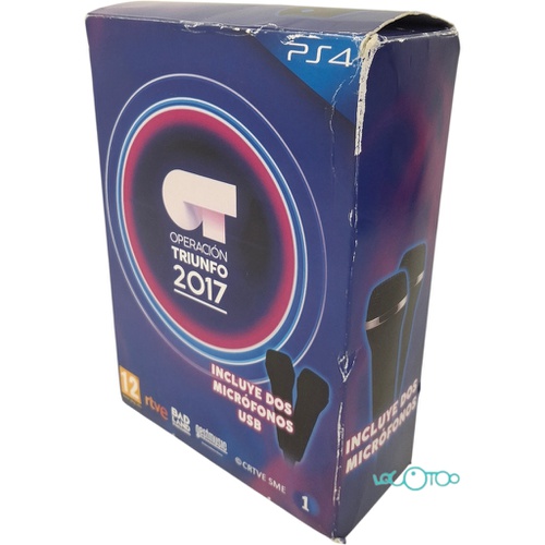 OPERACION TRIUNFO 2017 + 2 MICROFONOS SONY 