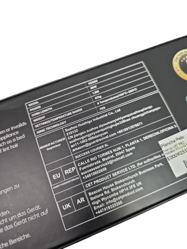 Plancha Pelo GRT PRO PELUQUERIA