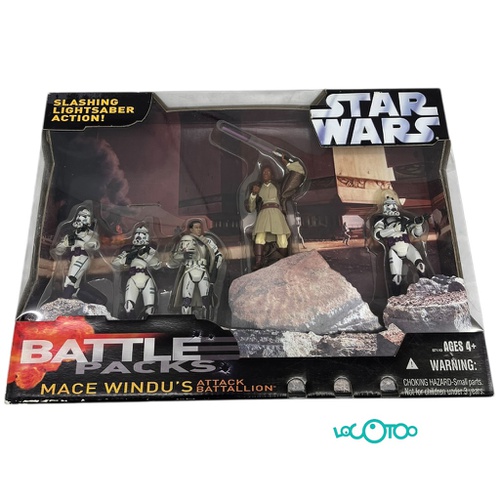 STAR WARS BATTLE PACKS MACE WINDU'S