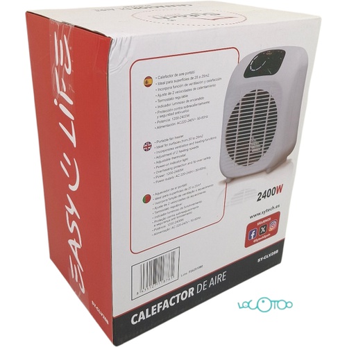 TERMOVENTILADOR SYTECH SYCLV28B 2400 W