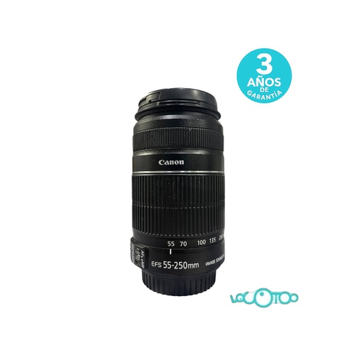 Objetivo CANON 55-250MM IS MACRO 1.1M/3.6ft