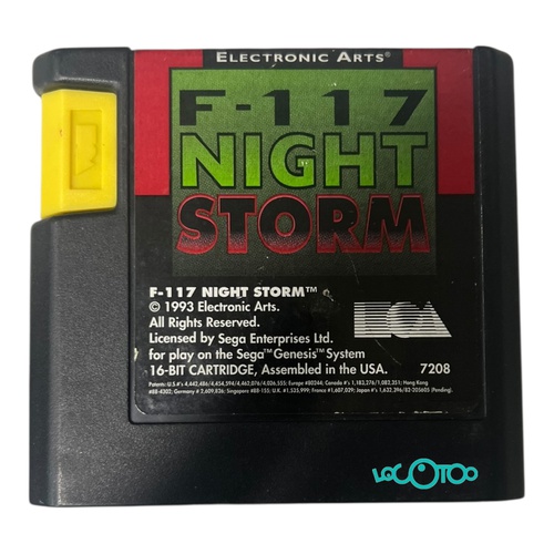 Videojuego SEGA MEGADRIVE F-117 NIGHT STORM