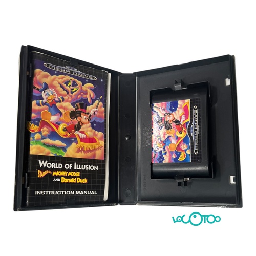 Videojuego MEGA DRIVE WORLD OF ILLUSION STA