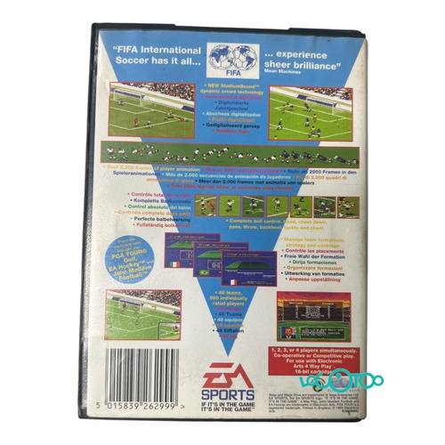 Videojuego SEGA MEGA DRIVE FIFA INTERNATION