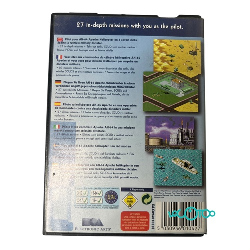 Videojuego MEGA DRIVE DESERT STRIKE CLASSIC