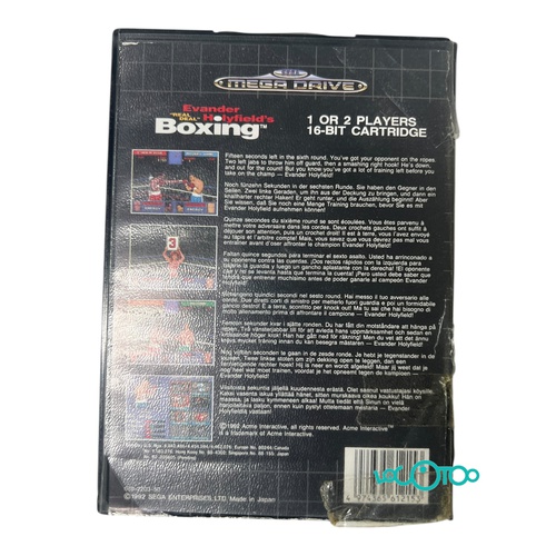 Videojuego SEGA MEGA DRIVE EVANDER HOLYFIEL