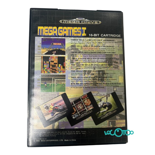 Videojuego SEGA MEGADRIVE MEGA GAMES I