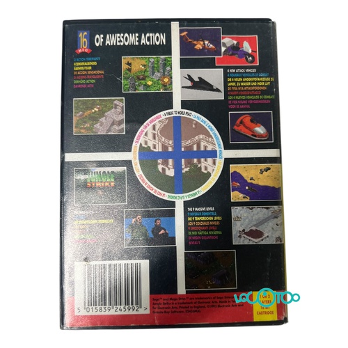 Videojuego SEGA MEGA DRIVE JUNGLE STRIKE TH