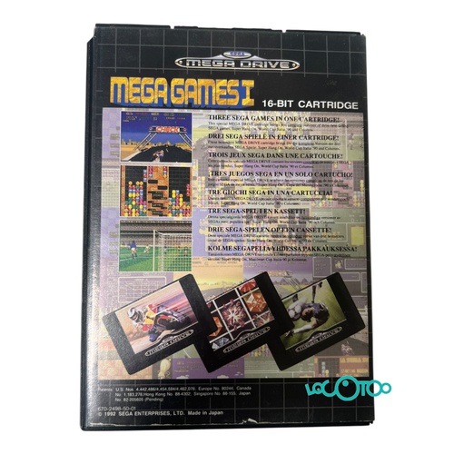 Videojuego SEGA MEGADRIVE MEGA GAMES I