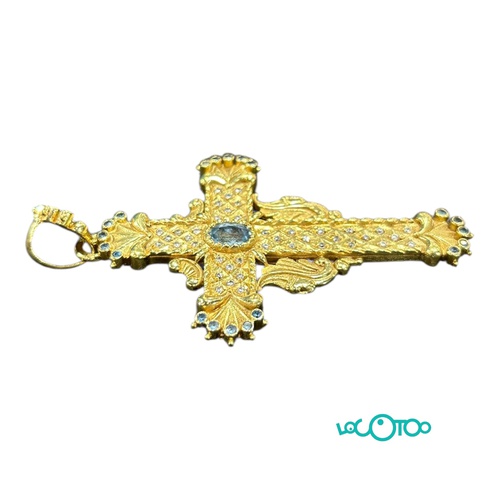 Colgante Oro 14K con piedra