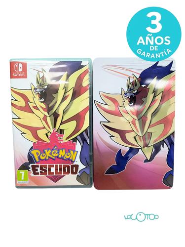 POKEMON ESCUDO NINTENDO SWITCH + STEELBOOK