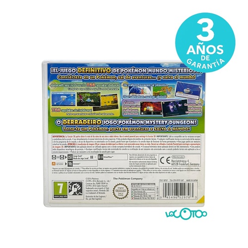 POKEMON MUNDO MEGAMISTERIOSO 3DS (SP) Ninte