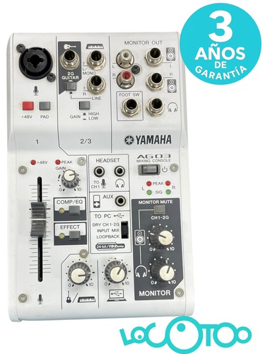  YAMAHA MESA MEZCLAS AG03