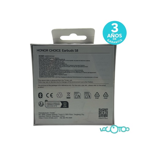 Auricular HONOR CHOICE EARBUDS S8