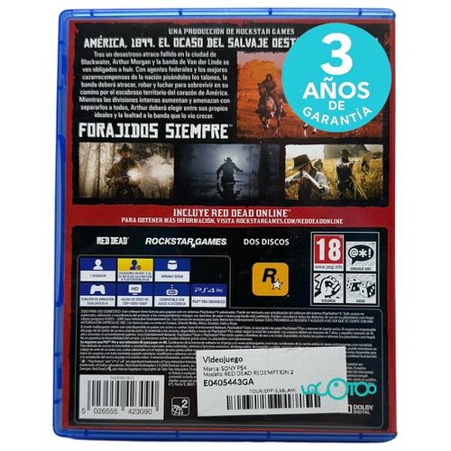 RED DEAD REDEMPTION 2 PS4