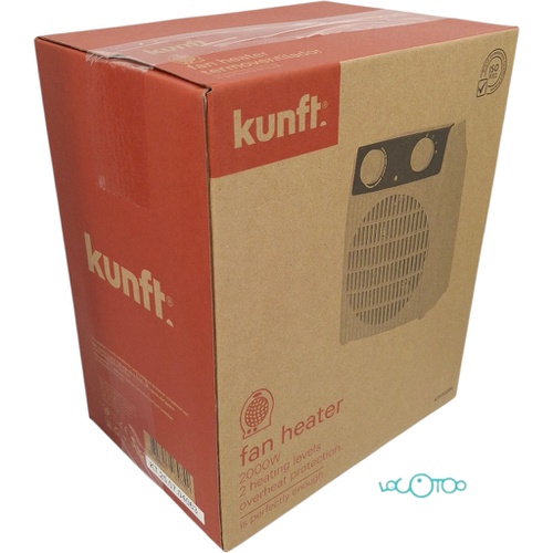 TERMOVENTILADOR KUNFT 2000W KFH10094