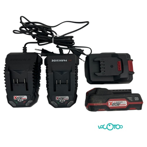 PARKSIDE PABS 20 LI G8 TALADRO 20V + 2 BATE