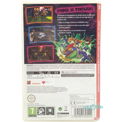 NINJA TURTLES MUTANTES DESENCADENADOS NINTE
