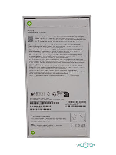 Smartphone APPLE IPHONE 16 Libre 6,1 '' 8 G