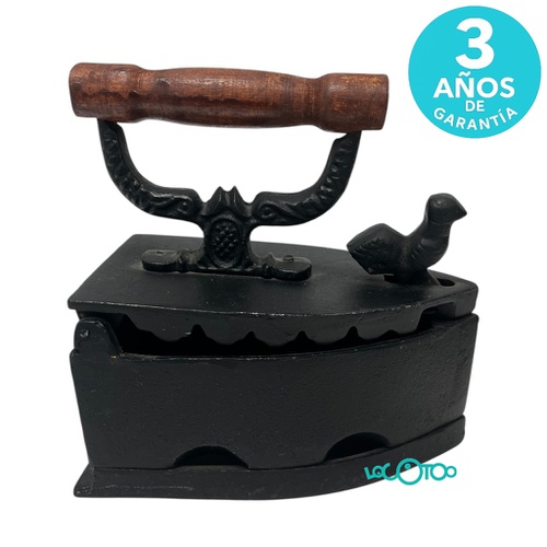 PLANCHA ANTIGUA COLECCIONISMO HIERRO FORJAD