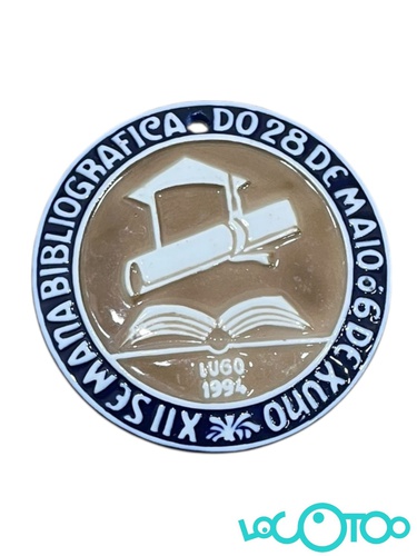 SARGADELOS MEDALLA SEMANA BIBLIOGRAFICA LUG