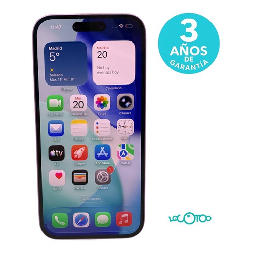 Smartphone APPLE IPHONE 16 6,1 '' 8 GB 128 