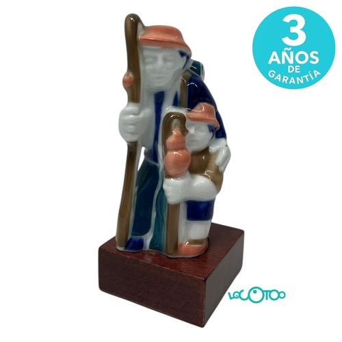CERÁMICA SARGADELOS: PEREGRINO Y NIÑO