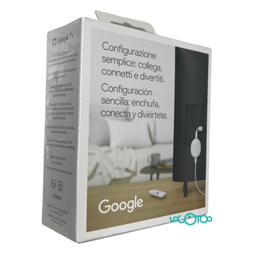 GOOGLE CHROMECAST HD CON GOOGLE TV