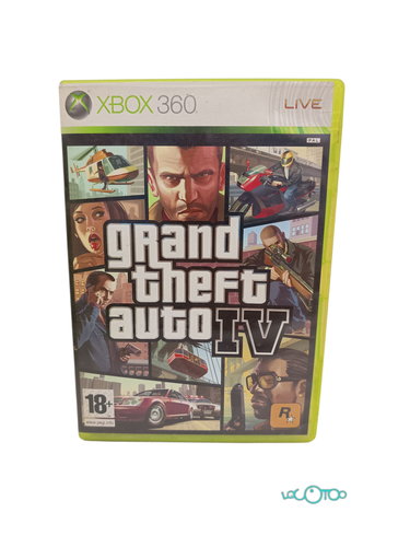 Videojuego XBOX GRAND THEFT AUTO IV