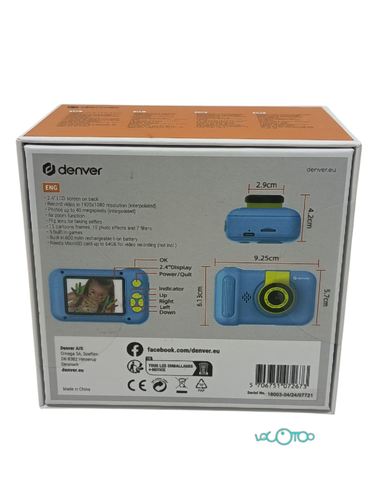 Cámara Compacta DENVER KCA-1351