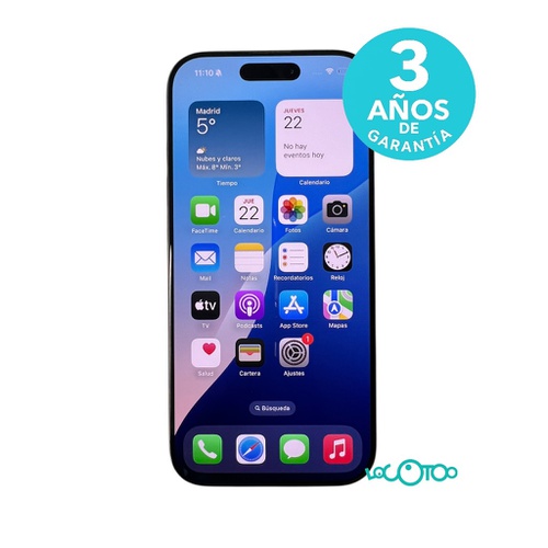 Smartphone APPLE IPHONE 16 PRO Libre 6,3 ''