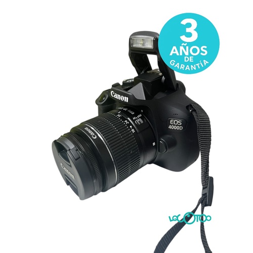 Cámara Réflex CANON EOS 4000D + EF-S 18-55 
