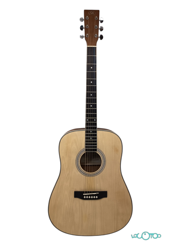 Guitarra Acústica SX NATURAL SD104 6 Cuerda