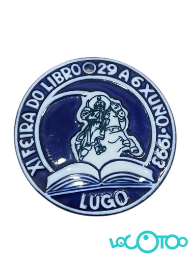 SARGADELOS MEDALLA FEIRA DO LIBRO 1993 LUGO