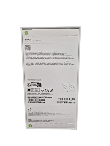 Smartphone APPLE IPHONE 17 6,3 '' 8 GB 256 