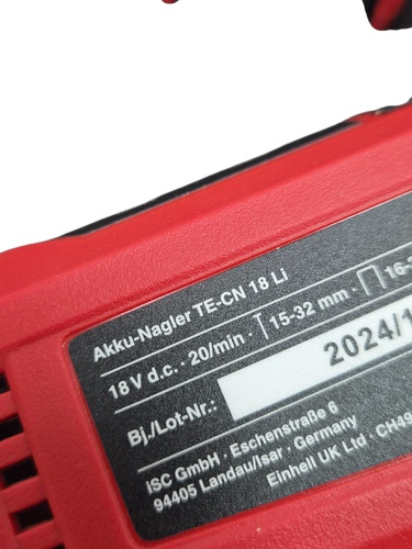 Grapadora Eléctrica EINHELL TE-CN 18 LI-SOL