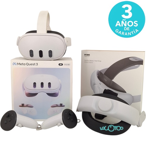 GAFAS REALIDAD VIRTUAL META QUEST 3 4K 512G