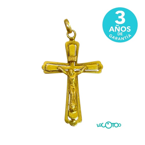 Colgante Crucifijo Oro 18K 2,60Gr