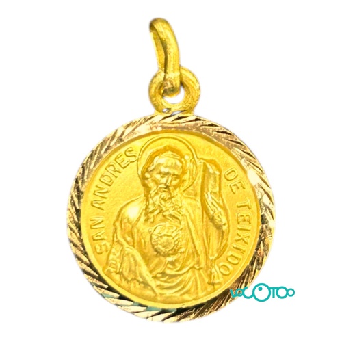 COLGANTE DE ORO 18K SAN ANDRÉS DE TEIXIDO