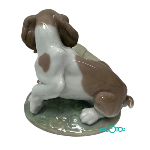 LLADRÓ TRAVESURAS CERÁMICA PERRO CON MACETA