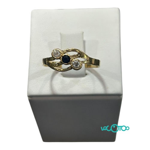 Anillo Oro 18K con piedras 