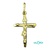 Crucifijo oro 18K con relieve 