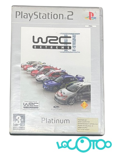 SONY PLAYSTATION 2 WRC II EXTREME PLATINUM