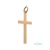 COLGANTE DE ORO DE 18K EN FORMA DE CRUZ