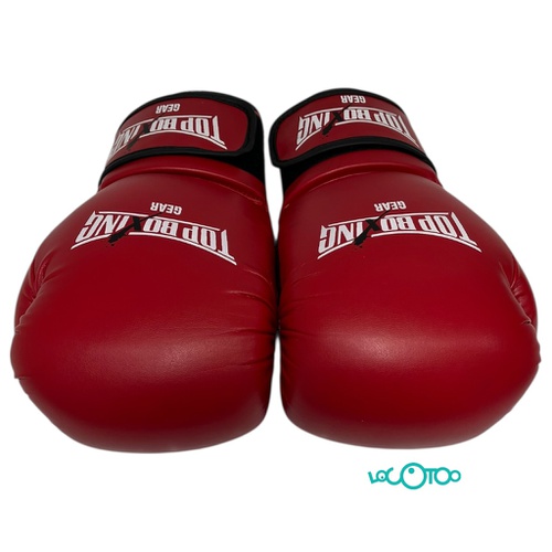 GUANTES BOXEO TOP BOXING GEAR ROJOS 12OZ