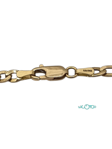 Cadena Oro 60 cm Cierre Mosquetón