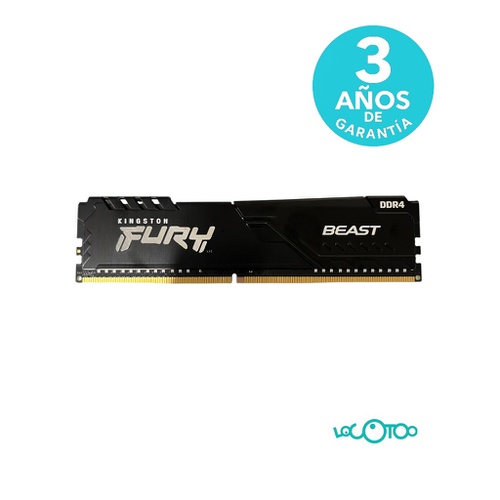 Memoria PC KINGSTON FURY BEAST DDR4 4GB