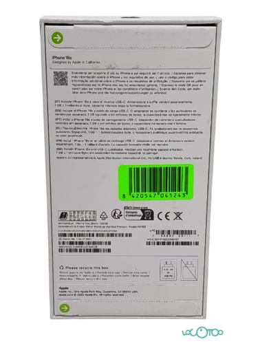 Smartphone APPLE IPHONE 16E Libre 6,1 '' 8 