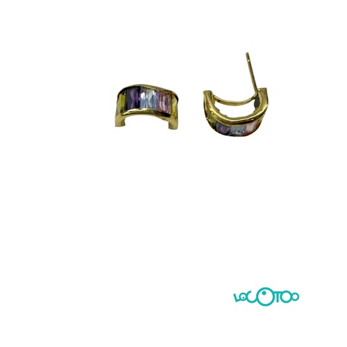 Pendientes Oro 2 PENDIENTES ORO 18K CON PIE